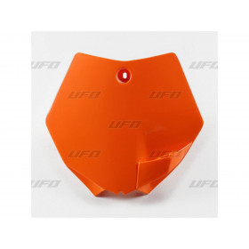Plaque numéro frontale UFO orange KTM SX65