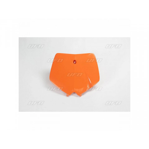 Plaque numéro frontale UFO orange KTM