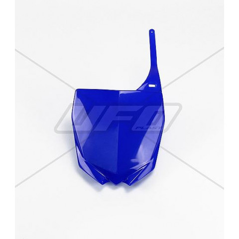 Plaque numéro frontale UFO bleu Yamaha YZ/YZF