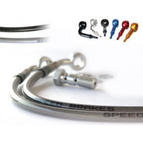Durite de frein avant SPEEDBRAKES inox/raccord alu Yamaha  YZF-R1 
