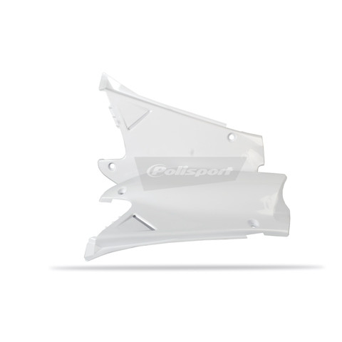 Plaques latérales POLISPORT blanc Honda CR125R/CR250R