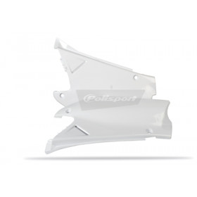 Plaques latérales POLISPORT blanc Honda CR125R/CR250R