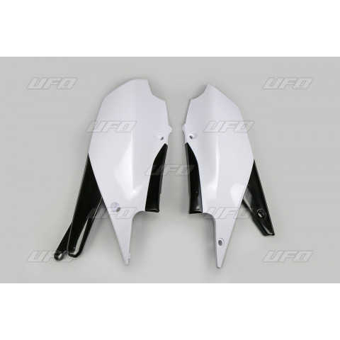 Plaques latérales UFO blanc Yamaha YZ450F