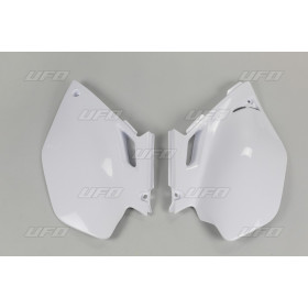 Plaques latérales UFO blanc Yamaha YZ250F/450F