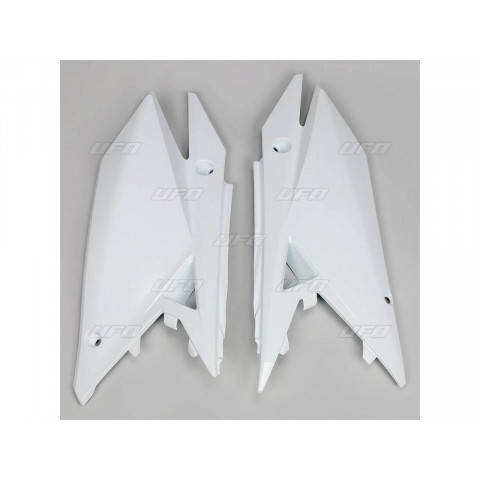 Plaques latérales UFO blanc Suzuki RM-Z450