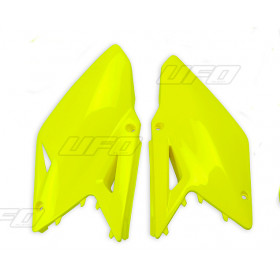 Plaques latérales UFO jaune fluo Suzuki RM-Z450