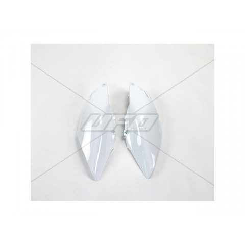 Plaques latérales UFO blanc Honda CRF250R/450R