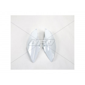 Plaques latérales UFO blanc Honda CRF250R/450R