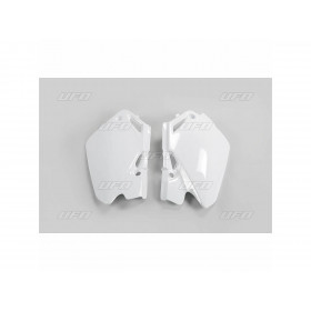 Plaques latérales UFO blanc Honda CR85R/85RB