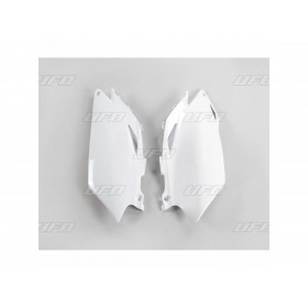 Plaques latérales UFO blanc Honda CRF250R/450R