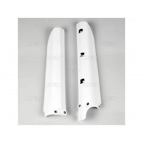 Protections de fourche UFO blanc Yamaha YZ85/85LW