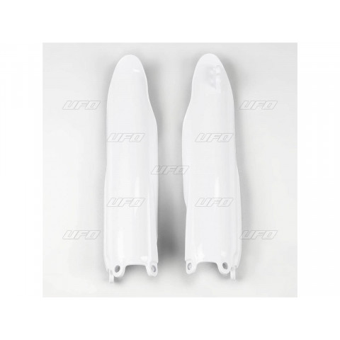 Protections de fourche UFO blanc Yamaha