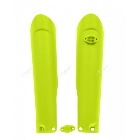 Protections de fourche RACETECH jaune fluo KTM SX/SX-F