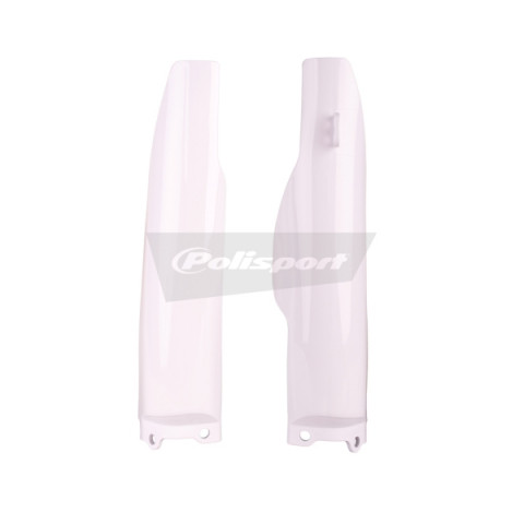 Protections de fourche POLISPORT blanc Kawasaki/Suzuki