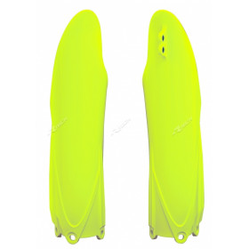 Protections de fourche RACETECH jaune fluo Yamaha