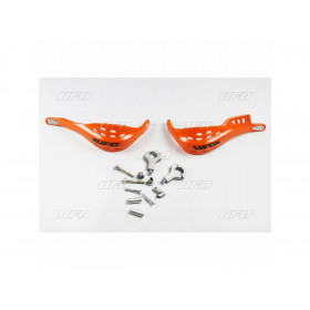 Protège-mains UFO Jumpy Supermotard Ø28mm Orange KTM