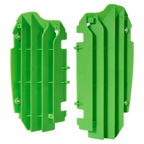 Cache radiateur POLISPORT vert Kawasaki KX250F