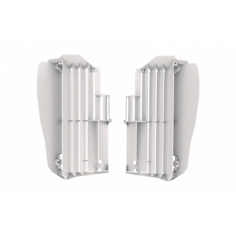 Cache radiateur POLISPORT blanc Yamaha YZ450F