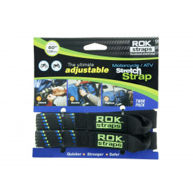 Sangle ROK Stretch réglable noir/bleu/vert
