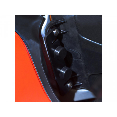 Protection de butée de direction R&G RACING noir Ducati Panigale V4