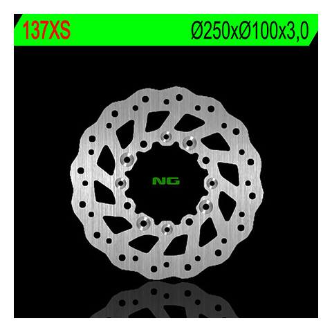 Disque de frein avant droit NG 137XS pétale fixe