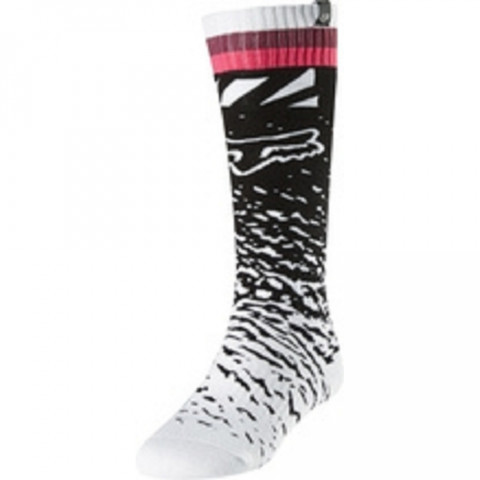 WMN MX SOCK [BLK/PNK] OS