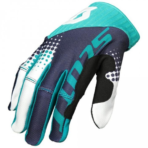 GLOVE 450 ANGLED BLUE/BLUE S