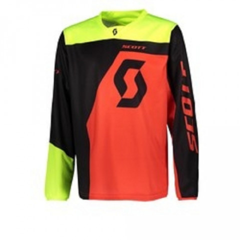 SCO JERSEY 350 DIRT KIDS BLACK/RED XXS