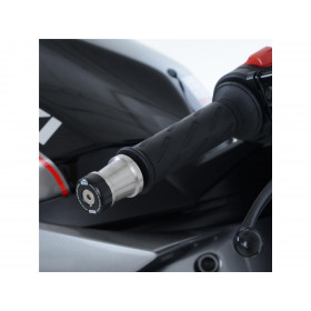 Embouts de guidon R&G RACING noir Suzuki SV650X