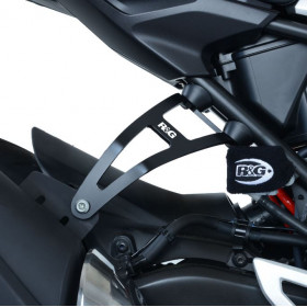 Patte fixation de silencieux R&G RACING noir Honda CB300R