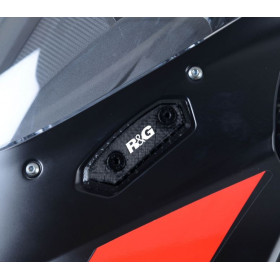 Caches-orifice rétroviseur R&G RACING noir Suzuki GSX-250R