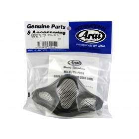 Ventilation menton ARAI grille extérieure Frost Black pour casque MX-V 