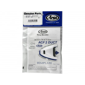 Ventilation supérieure avant ARAI Air Conductor Front-2 frost white pour casque Chaser-V/Chaser-V PRO 
