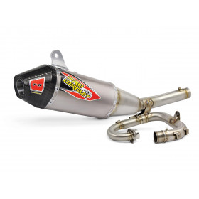 Ligne complète PRO CIRCUIT T-6 inox silencieux titane/casquette carbone KTM SX-F/FC 250
