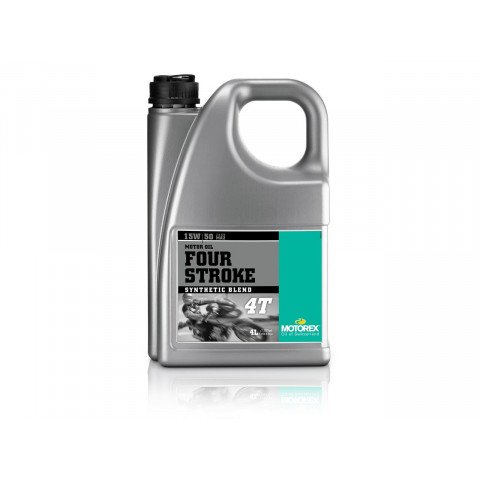 Huile Moteur MOTOREX 4T 15W50 100% synthétique 4L
