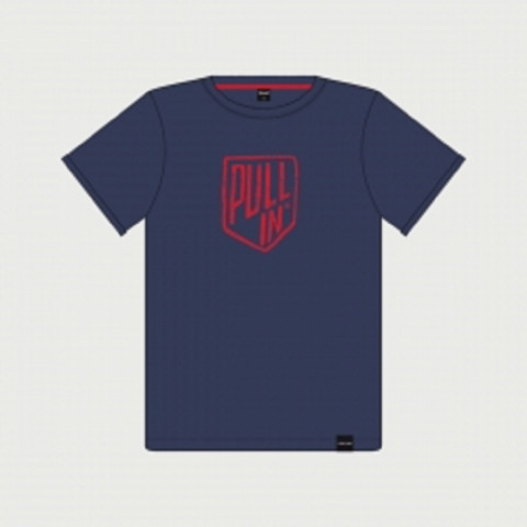 T-SHIRT PULL IN S BLUE
