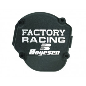 Couvercle de carter d'allumage BOYESEN Factory Racing noir Yamaha PW50