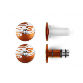 Embouts de guidons S3 End 5 Ø14mm orange