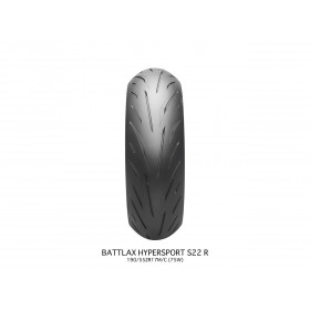 Pneu BRIDGESTONE BATTLAX S22 REAR N ZX6R 19  180/55 ZR 17 M/C (73W) TL