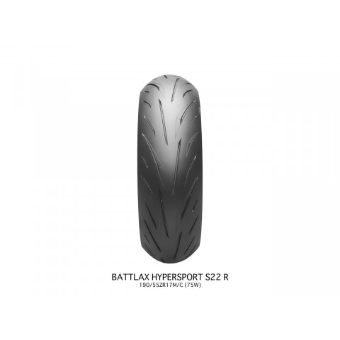 Pneu BRIDGESTONE BATTLAX S22 REAR 180/55 ZR 17 M/C (73W) TL