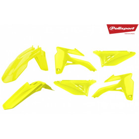 Kit plastiques POLISPORT jaune fluo Sherco SE-R/SEF-R