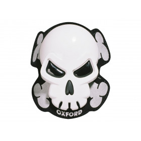 Sliders de genou OXFORD Skull blanc