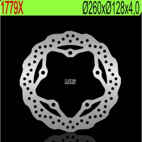 Disque de frein NG 1779X pétale fixe SYM Joymax 125/250/300