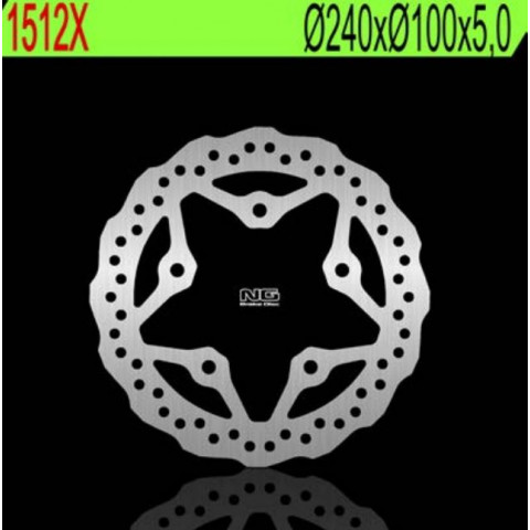 Disque de frein NG 1512X pétale fixe SYM