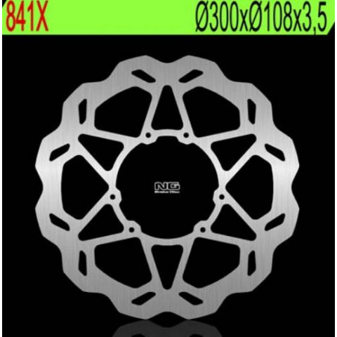 Disque de frein NG 841X pétale fixe