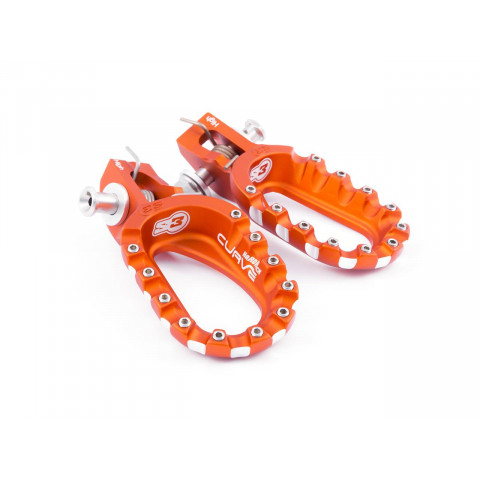 Repose-pieds S3 Curve Low orange KTM/Husqvarna