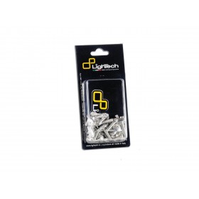 Kit vis de cadre LIGHTECH alu argent 28 pièces Honda CBR 1000 RR