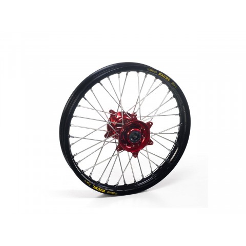 Roue arrière complète HAAN WHEELS 17x4,50x36T jante noire/moyeu rouge Gas Gas