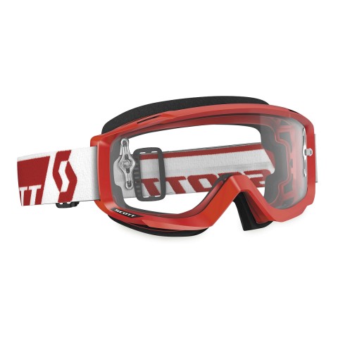 GOGGLE SPLIT OTG WHITE/RED CLEAR WORKS