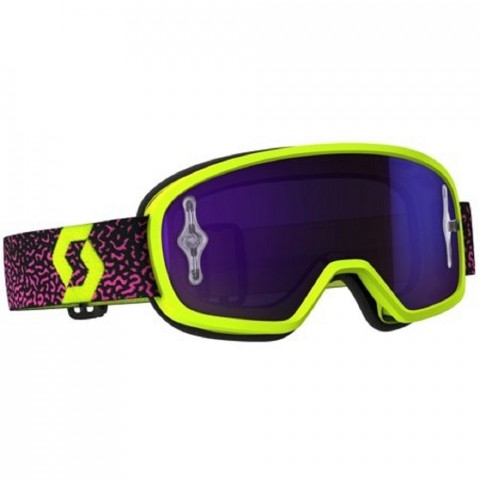 GOGGLE BUZZ MX PRO YELLOW/PINK PUR CHRO